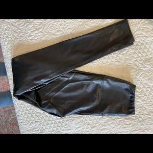 Aritzia leather leggings